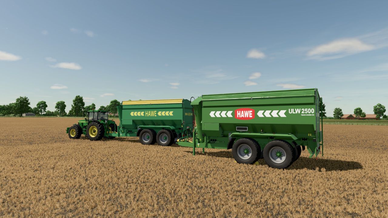 Вагон-автомат Hawe ULW 2500 для Farming Simulator 25