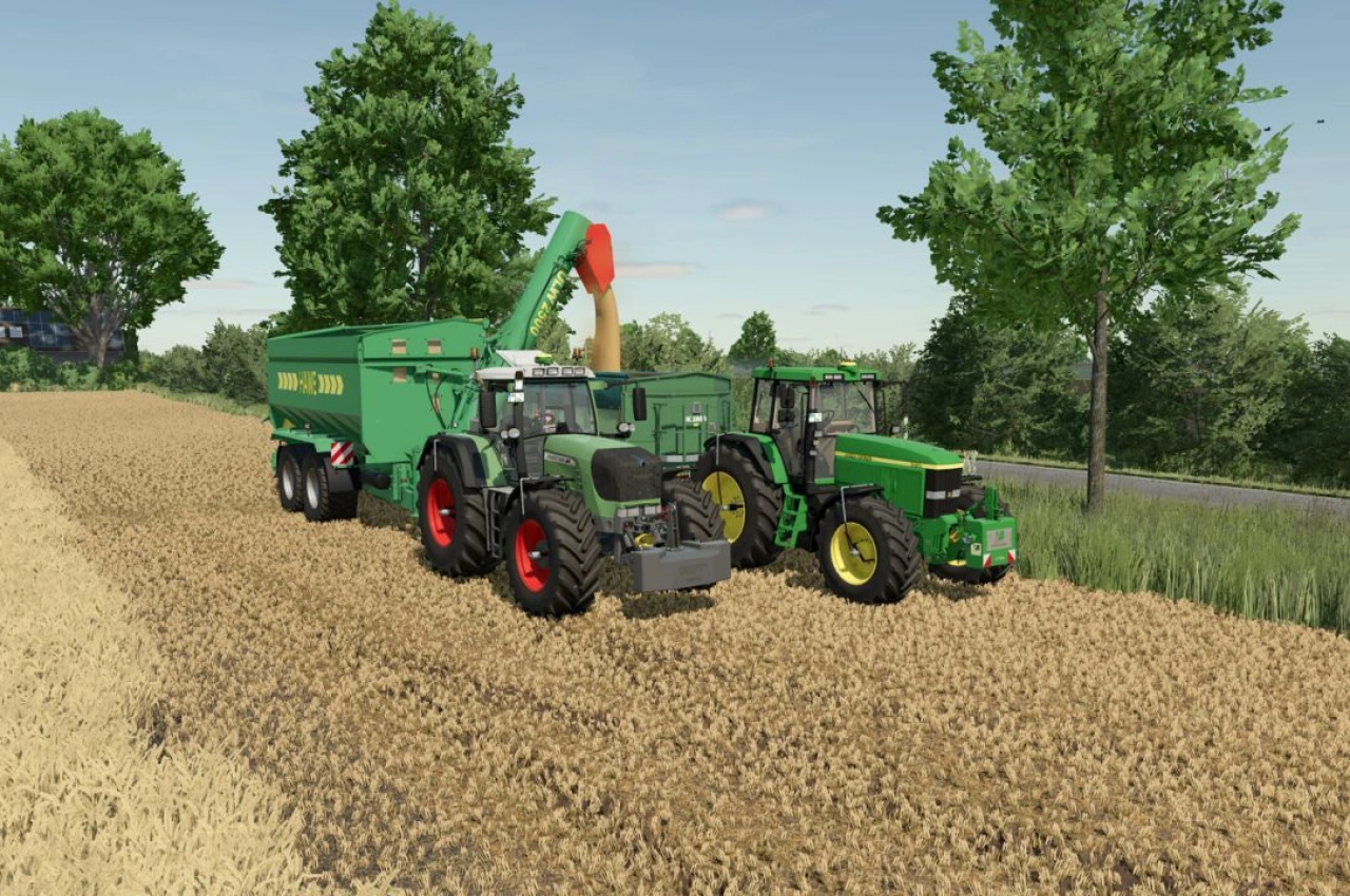 Вагон-автомат Hawe ULW 2500 для Farming Simulator 25