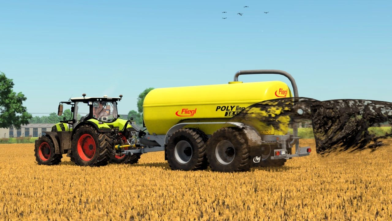 Причіп Fliegl Poly Line 18500 для Farming Simulator 25