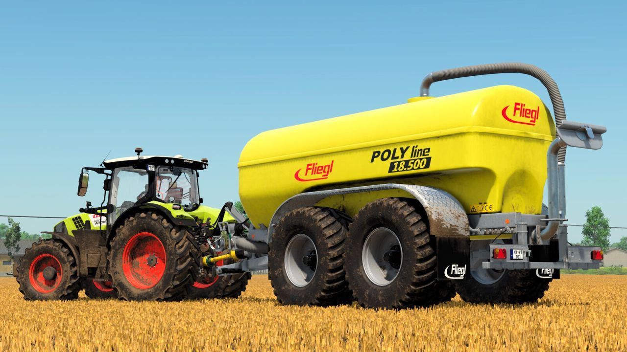 Причіп Fliegl Poly Line 18500 для Farming Simulator 25
