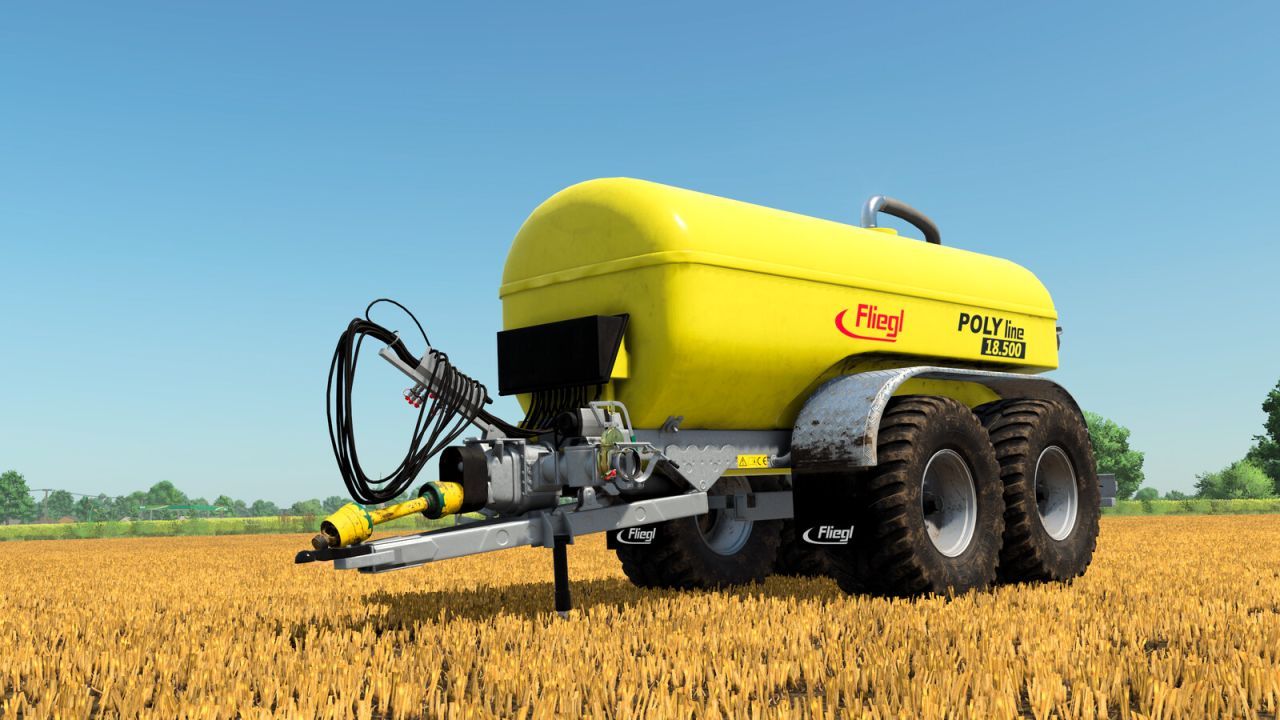 Причіп Fliegl Poly Line 18500 для Farming Simulator 25