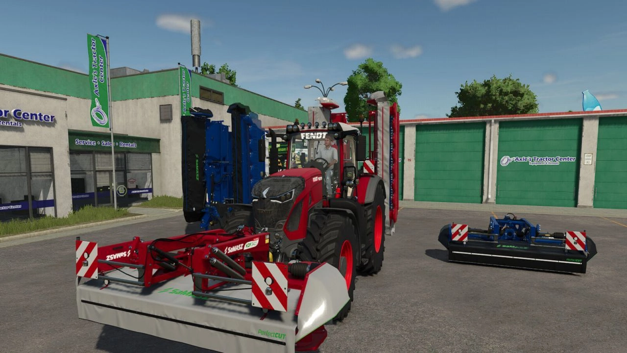 Косарка SaMASZ KDD 941/942_KDF 341 для Farming Simulator 25