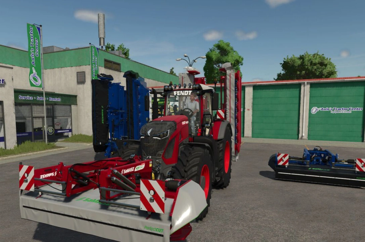 Косарка SaMASZ KDD 941/942_KDF 341 для Farming Simulator 25