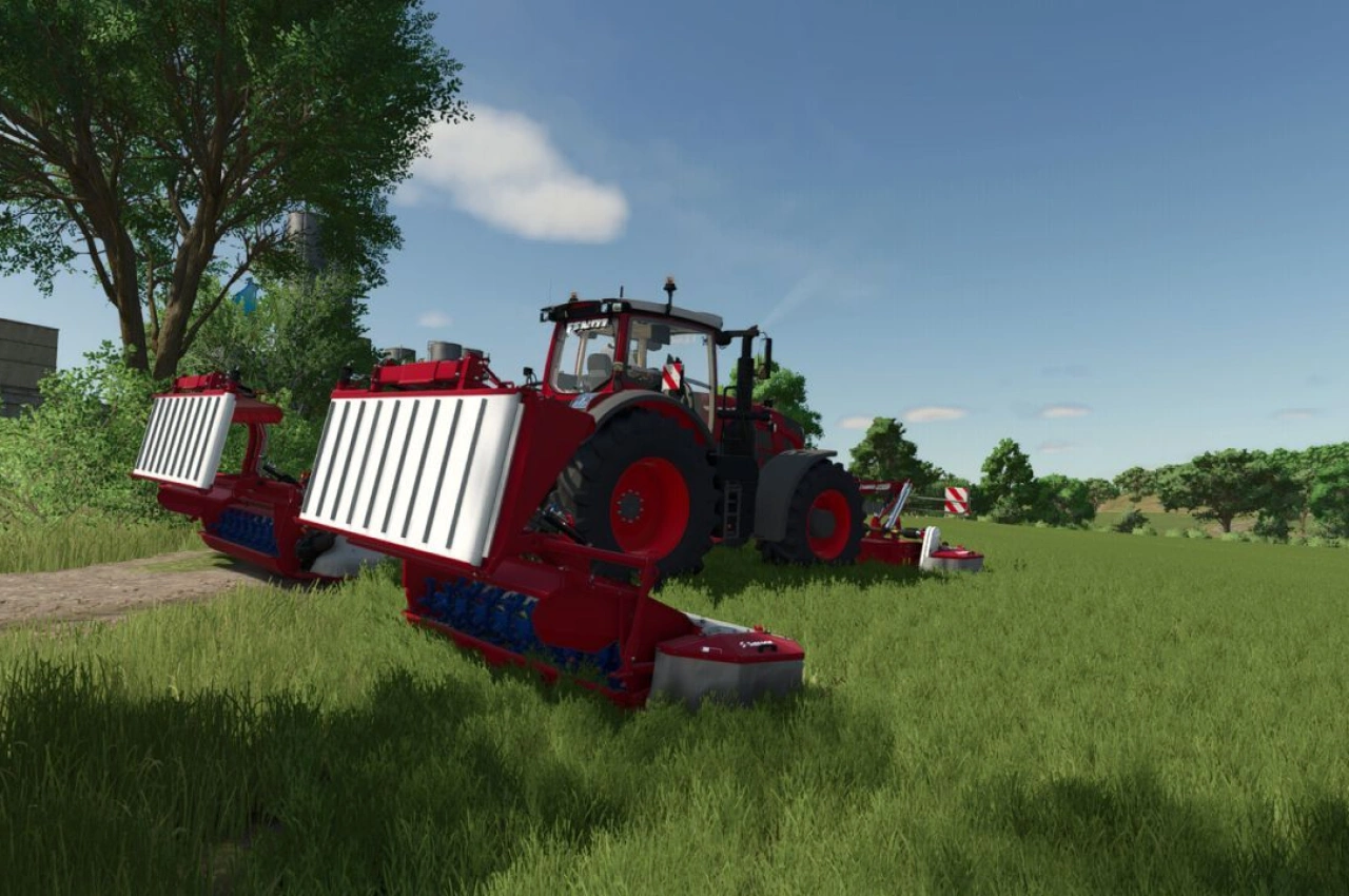 Косарка SaMASZ KDD 941/942_KDF 341 для Farming Simulator 25