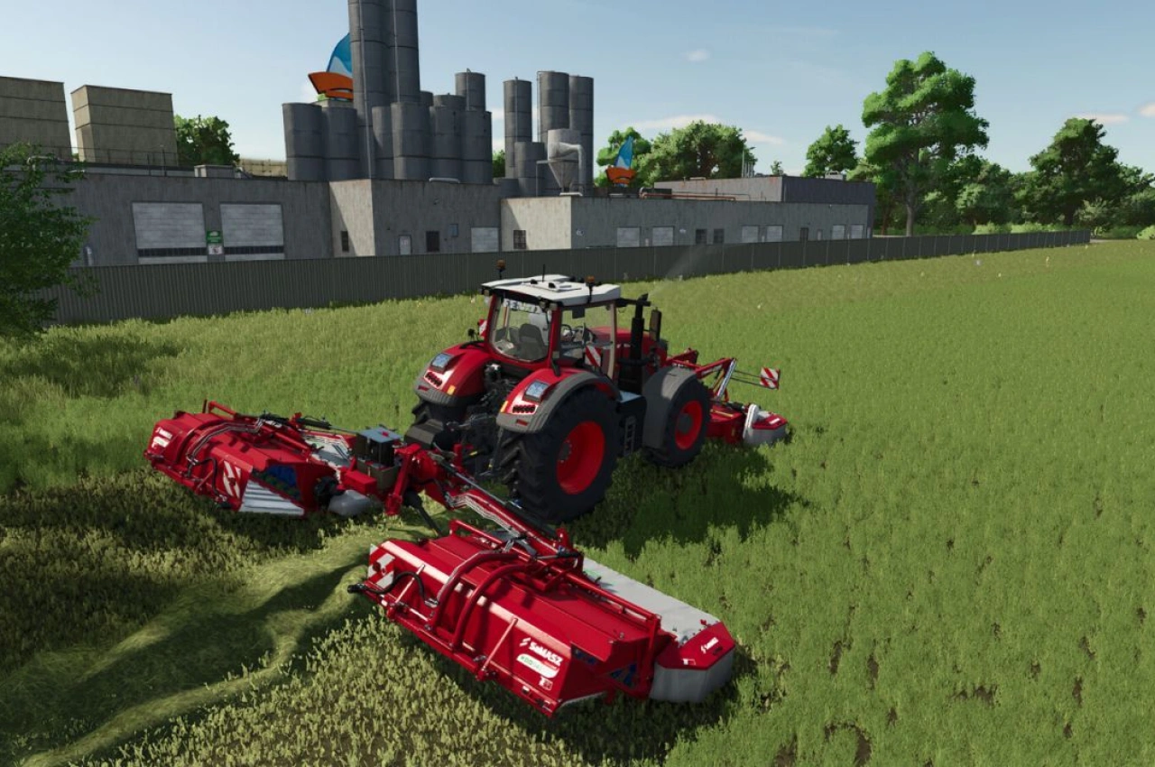 Косарка SaMASZ KDD 941/942_KDF 341 для Farming Simulator 25