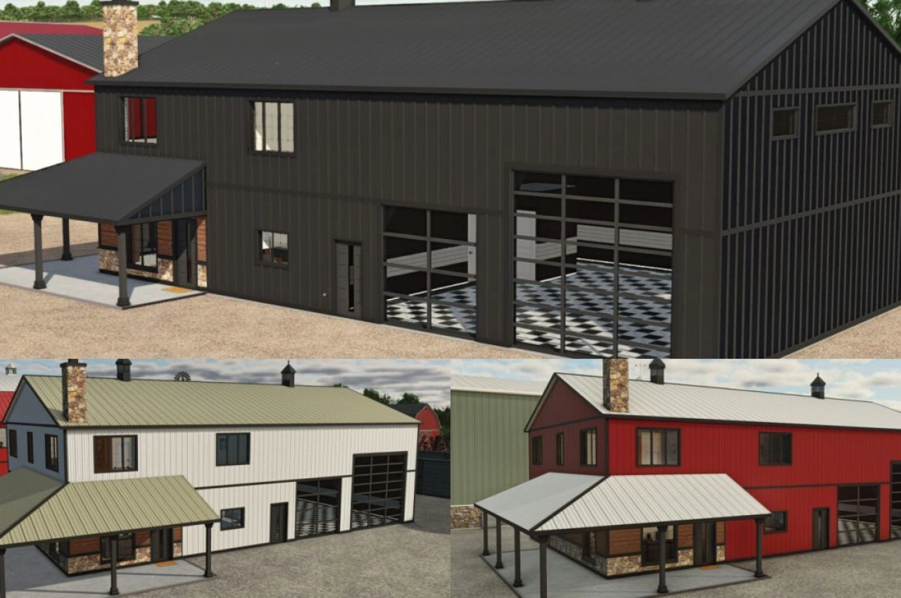 Будівля Barndominium для Farming Simulator 25