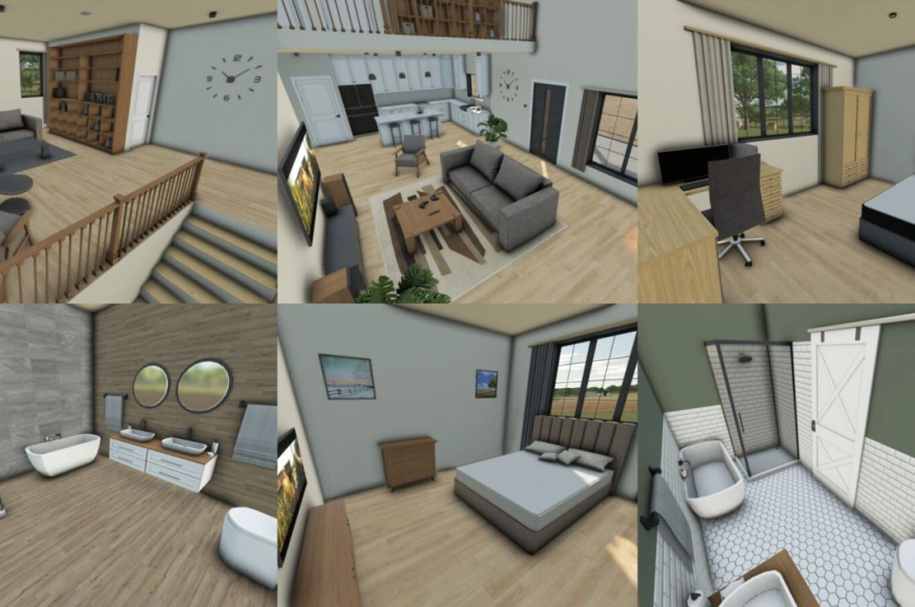 Будівля Barndominium для Farming Simulator 25