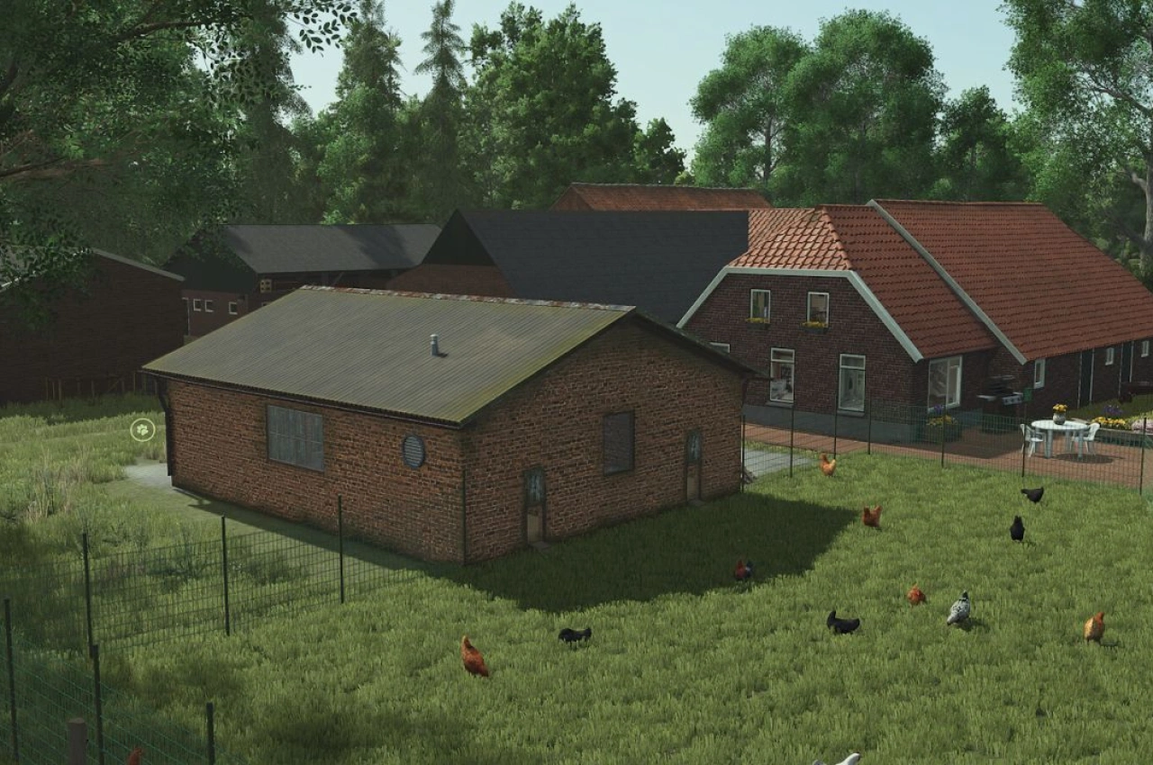 Старий курятник для Farming Simulator 25