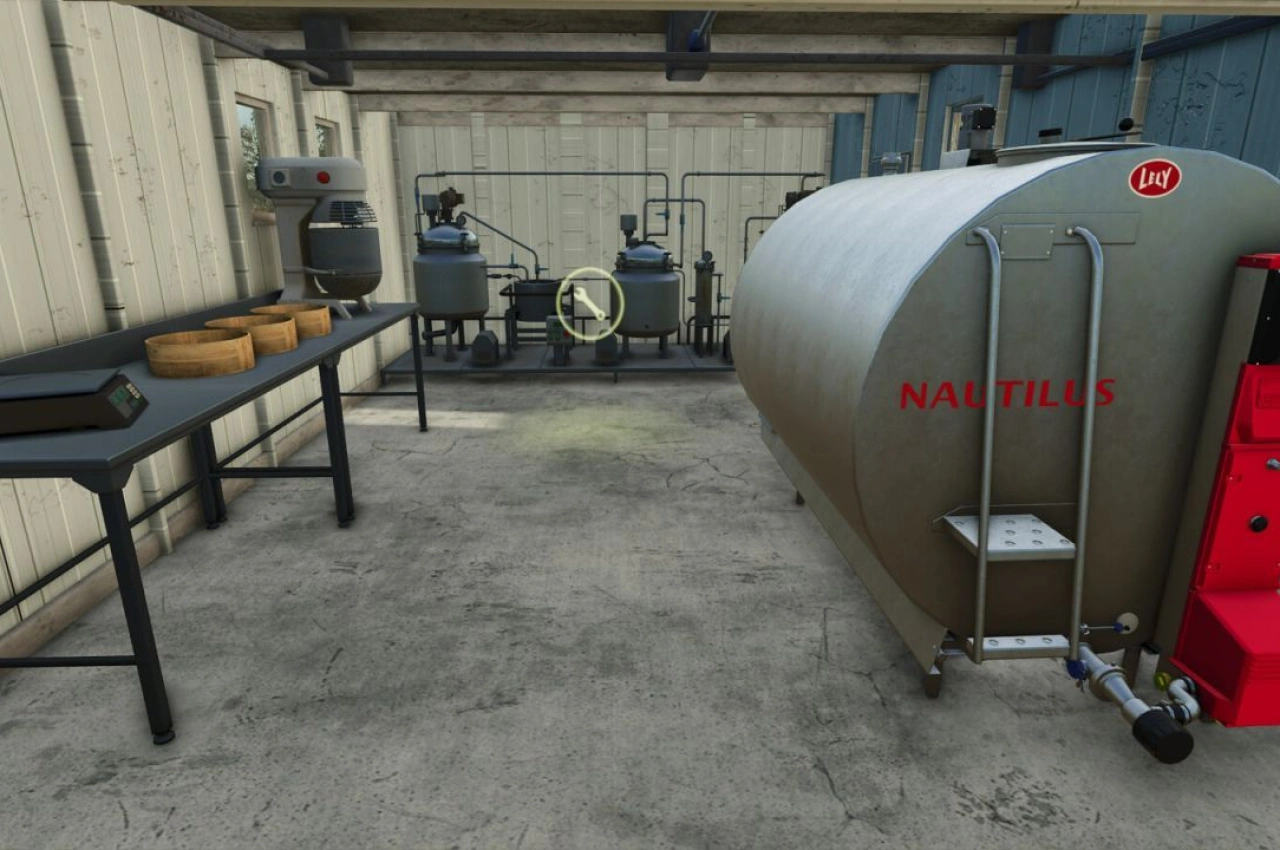 Виробництво молочних продуктів для Farming Simulator 25