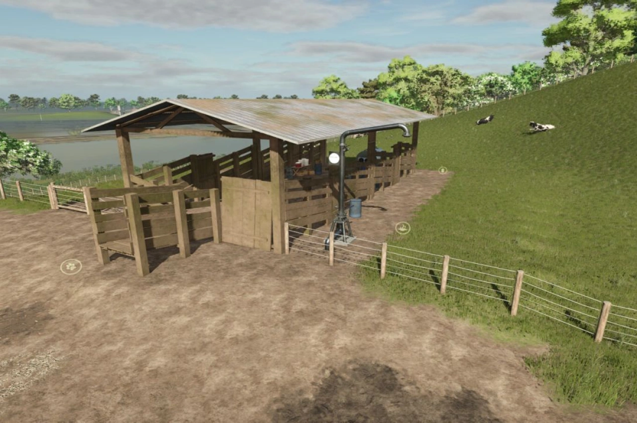 Корівник бразильський з навантажувачем для Farming Simulator 25