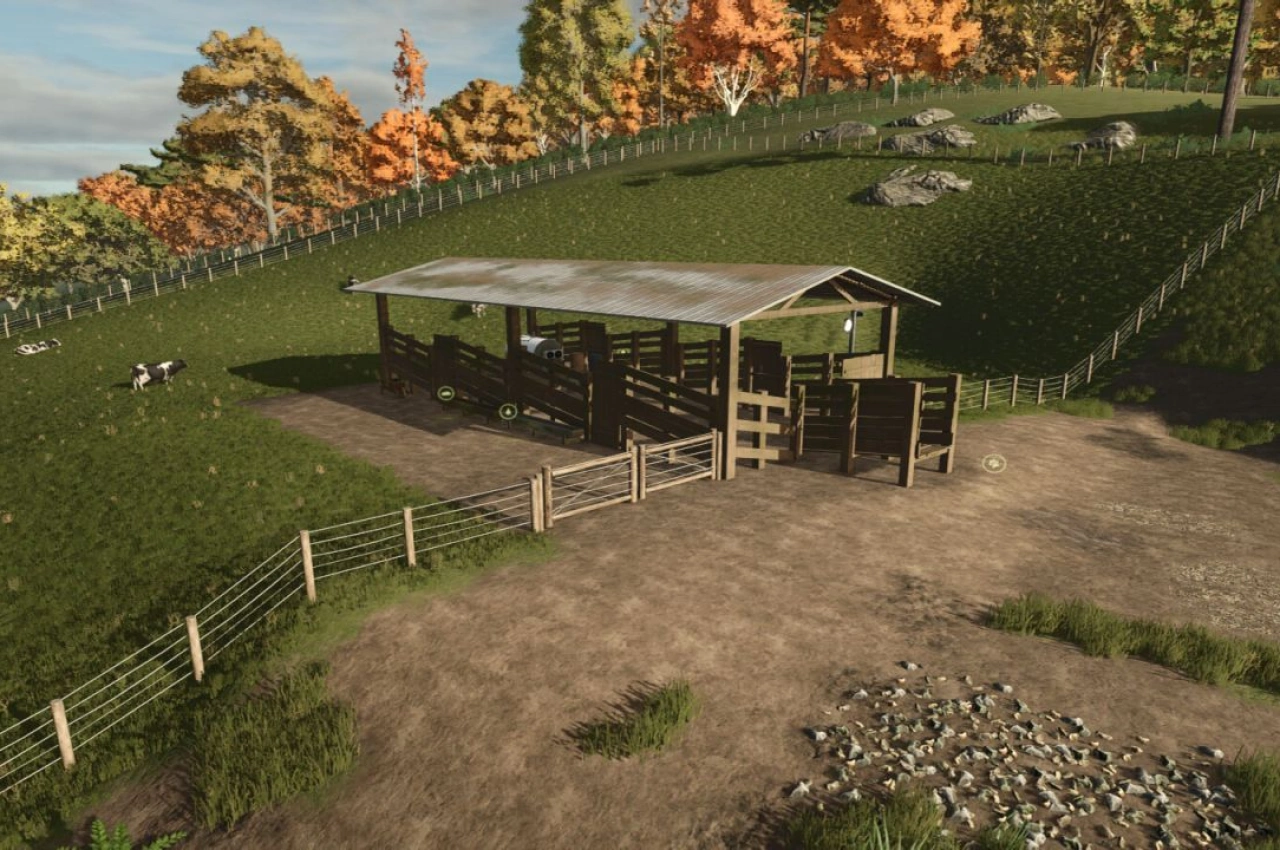 Корівник бразильський з навантажувачем для Farming Simulator 25