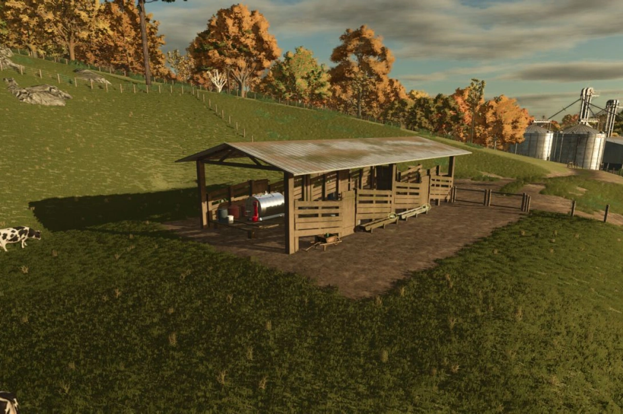 Корівник бразильський з навантажувачем для Farming Simulator 25