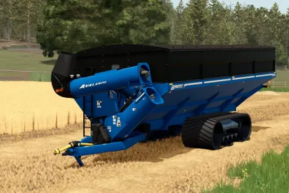 Мод на зерновий перевантажувальний причіп Brent Avalanche 2596 для Farming Simulator 25 — 1