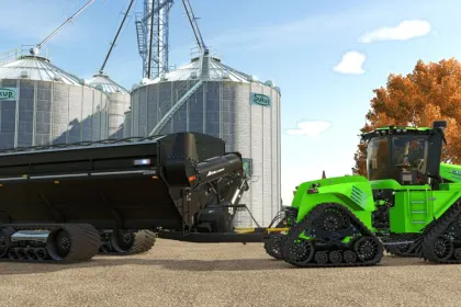 Мод на зерновий перевантажувальний причіп Brent Avalanche 2596 для Farming Simulator 25 — 2