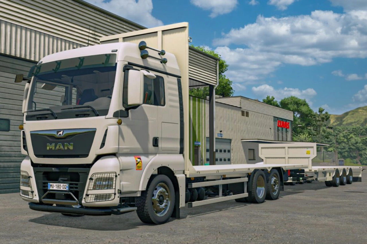 Вантажівка MAN TGX 6x2 для Farming Simulator 25