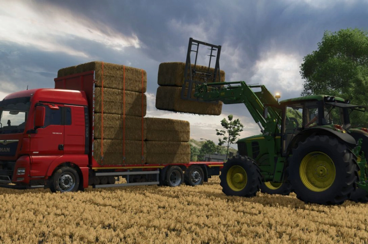 Вантажівка MAN TGX 6x2 для Farming Simulator 25
