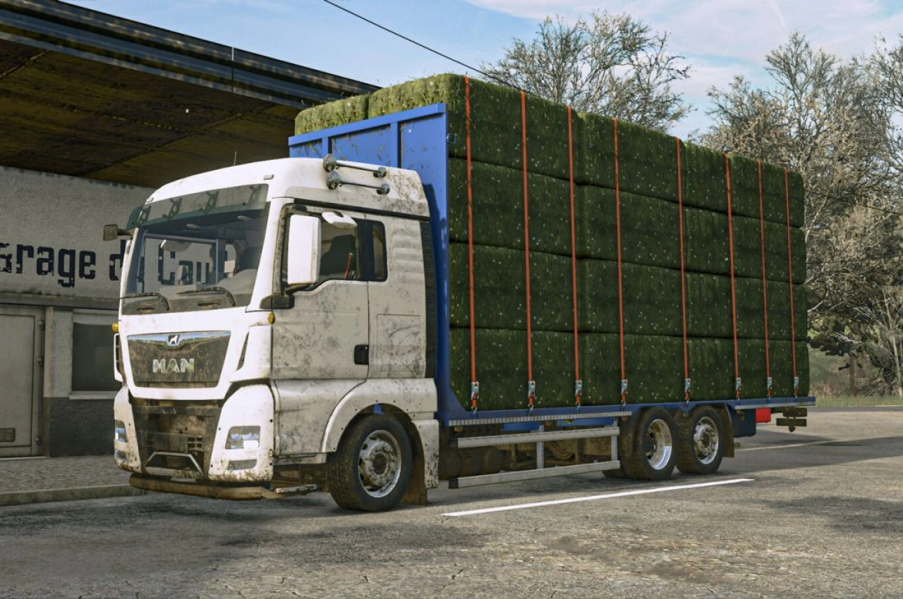 Вантажівка MAN TGX 6x2 для Farming Simulator 25