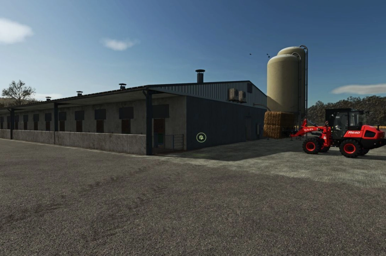 Ферма для відгодівлі свиней для Farming Simulator 25