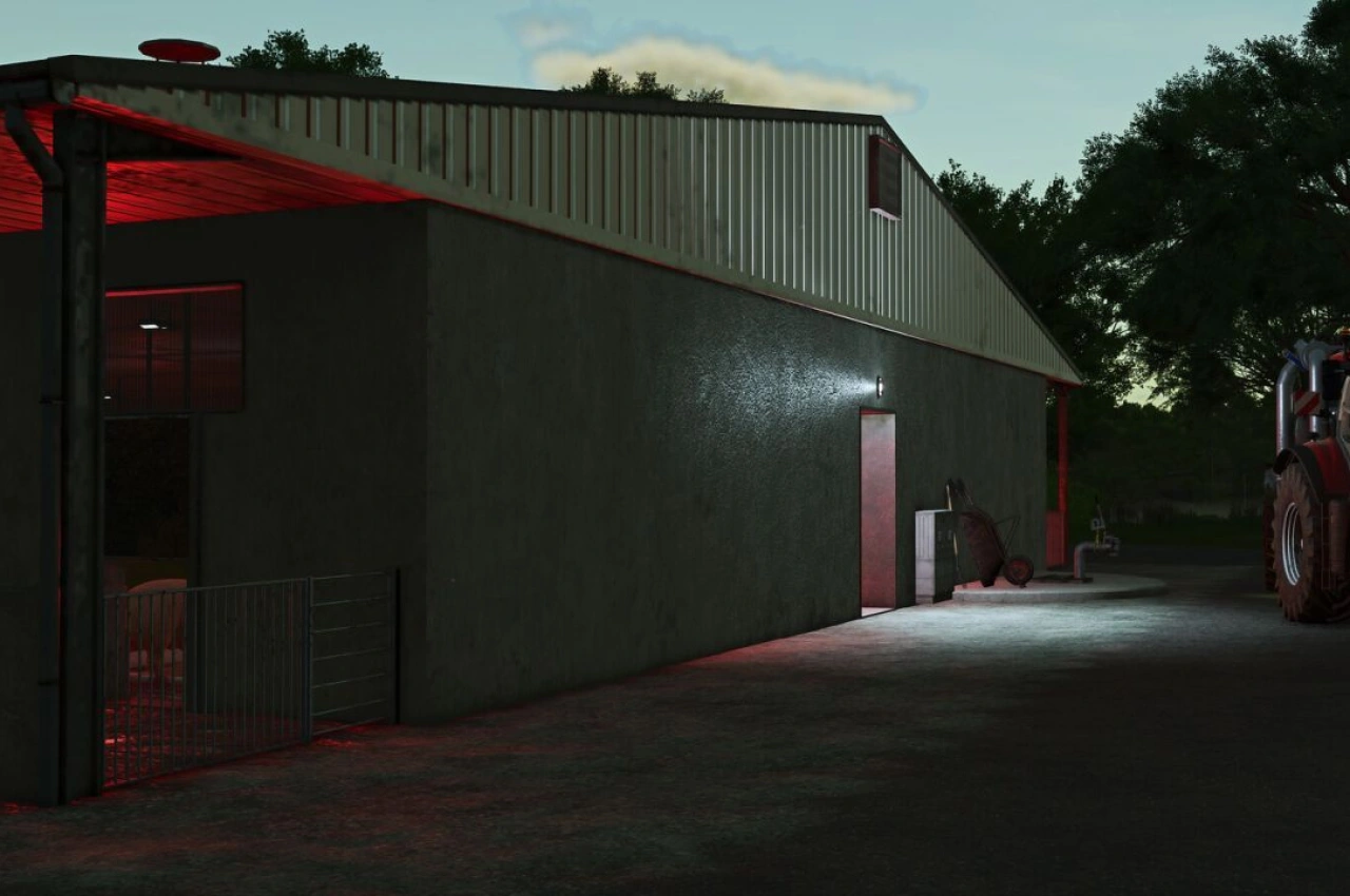 Ферма для відгодівлі свиней для Farming Simulator 25