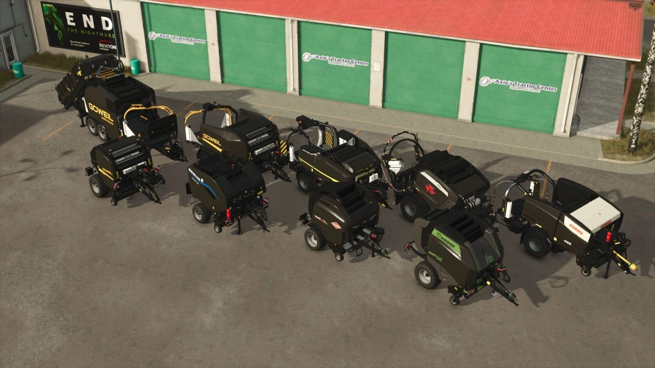 Прес-підбирач Round Balers Plus для Farming Simulator 25