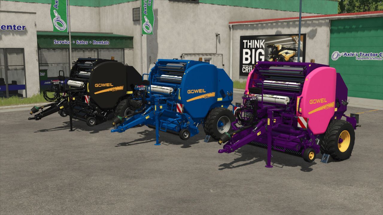 Прес-підбирач Round Balers Plus для Farming Simulator 25