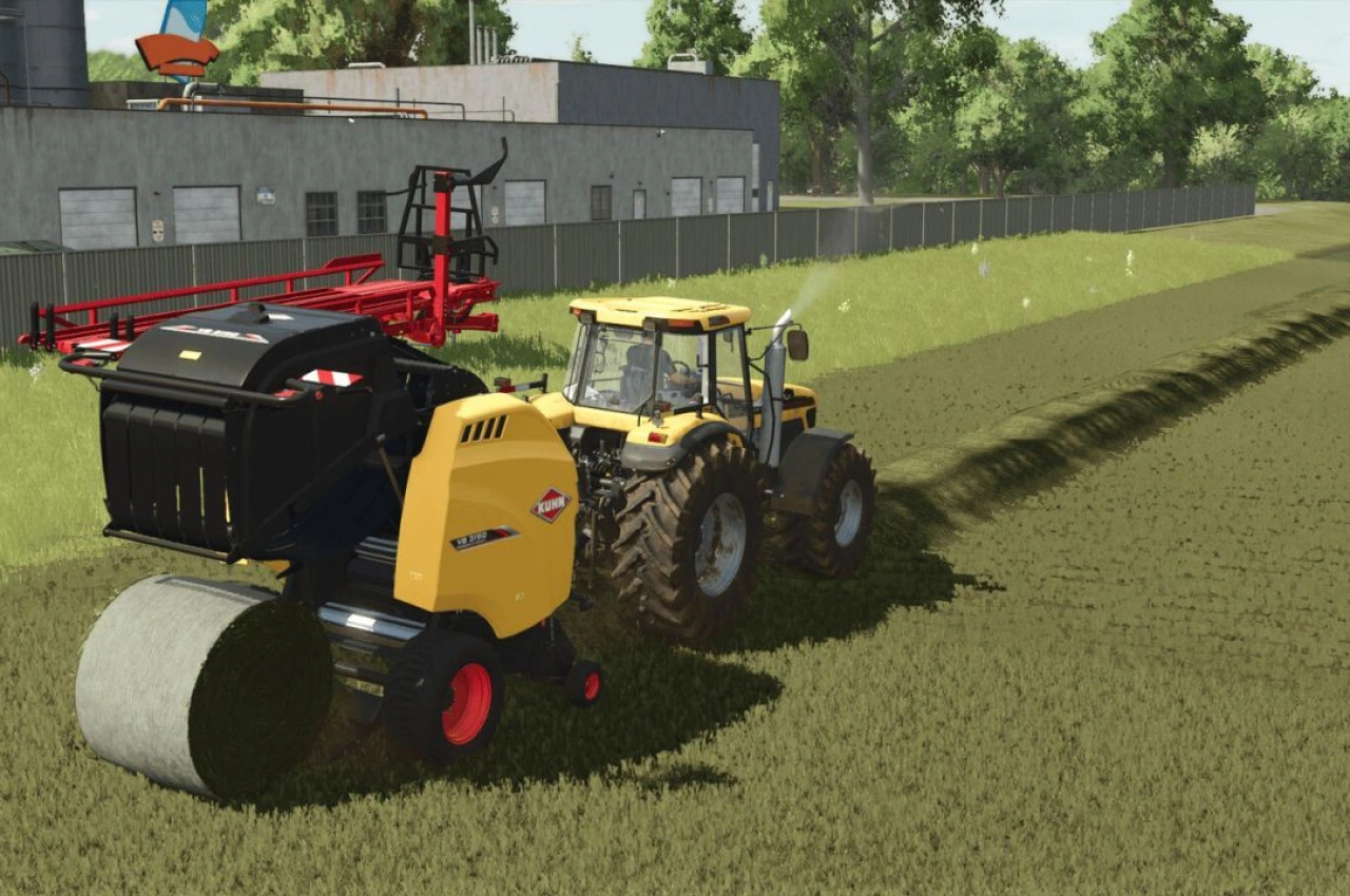 Прес-підбирач Round Balers Plus для Farming Simulator 25