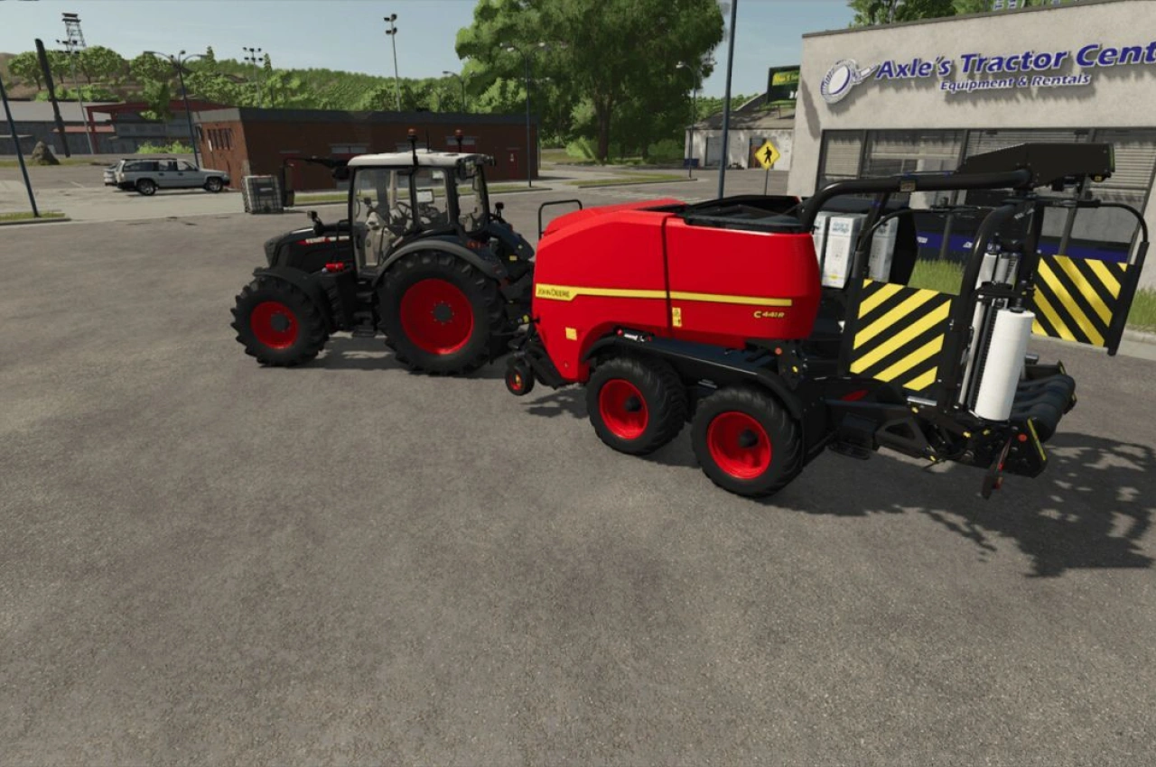 Прес-підбирач Round Balers Plus для Farming Simulator 25