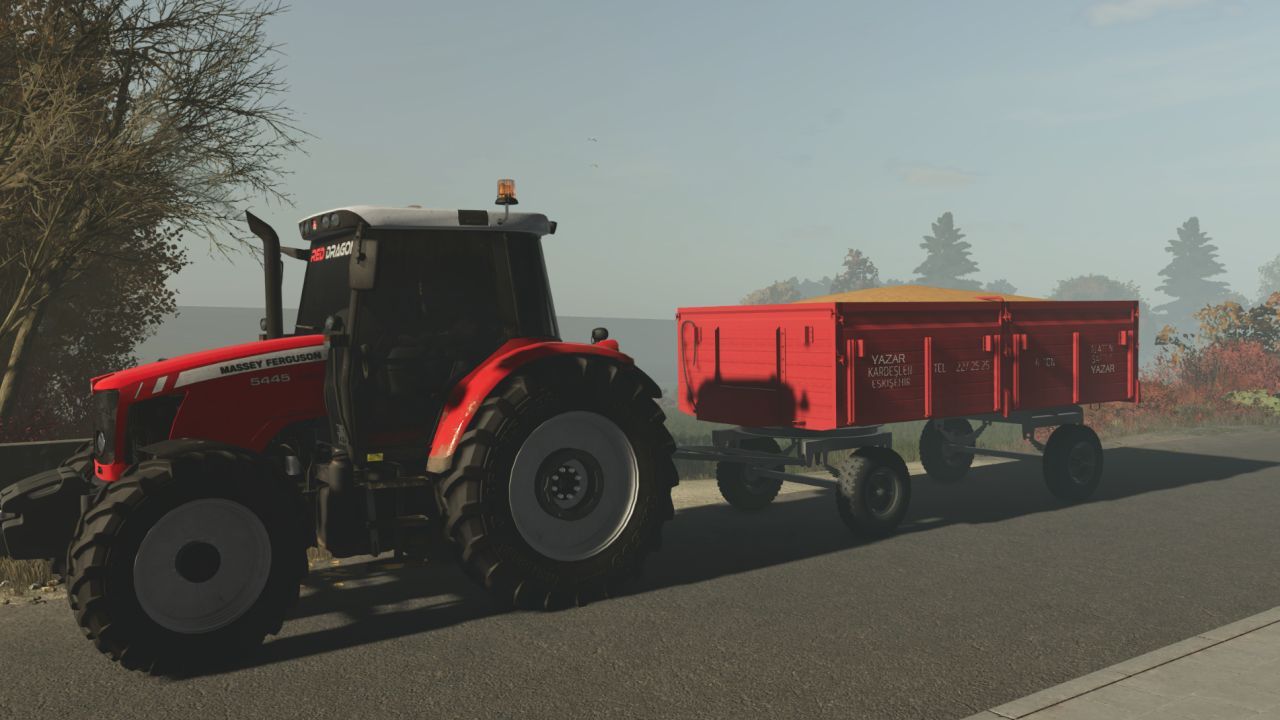 Причіп Saffet Römork Yazar Kardeşler для Farming Simulator 25