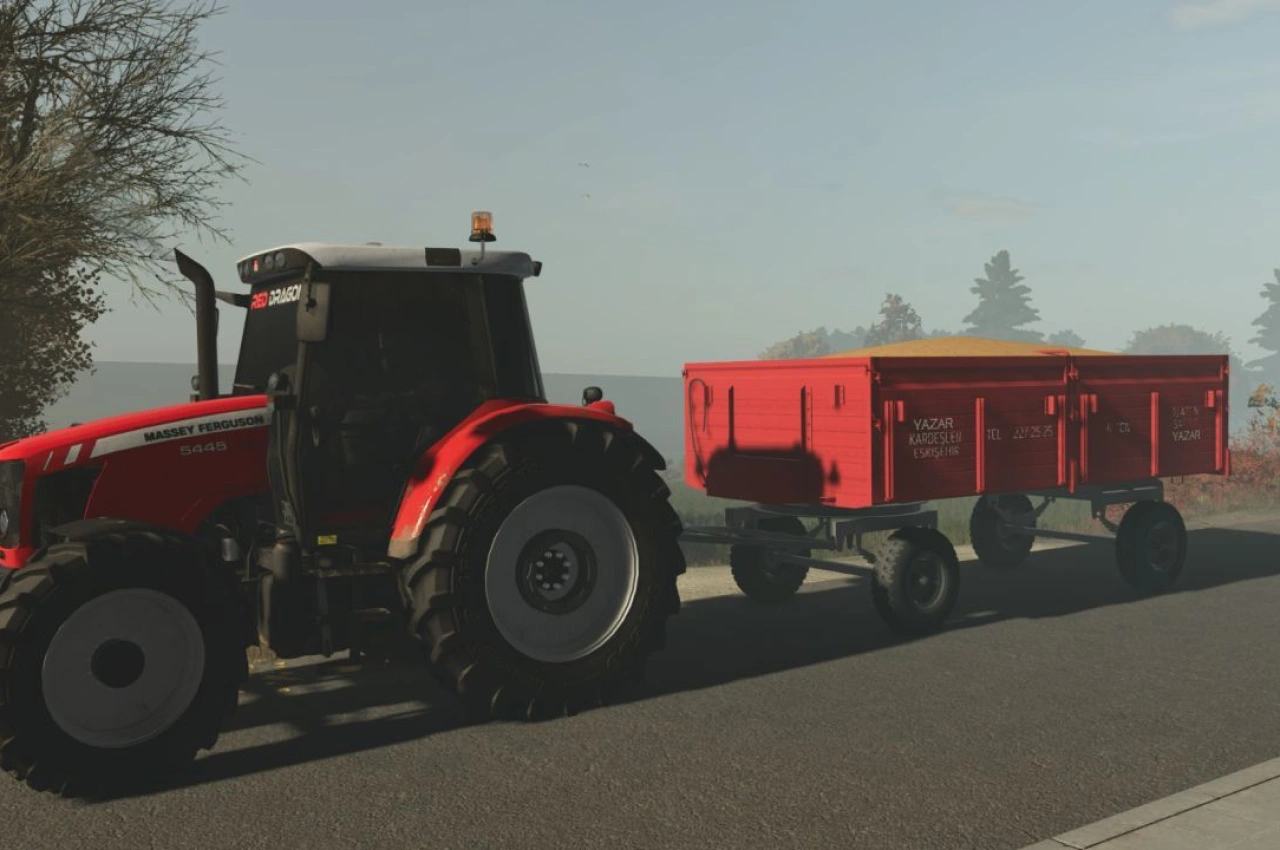 Причіп Saffet Römork Yazar Kardeşler для Farming Simulator 25