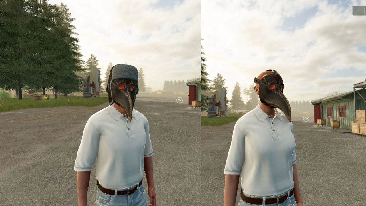 Маска чумного лікаря для Farming Simulator 25