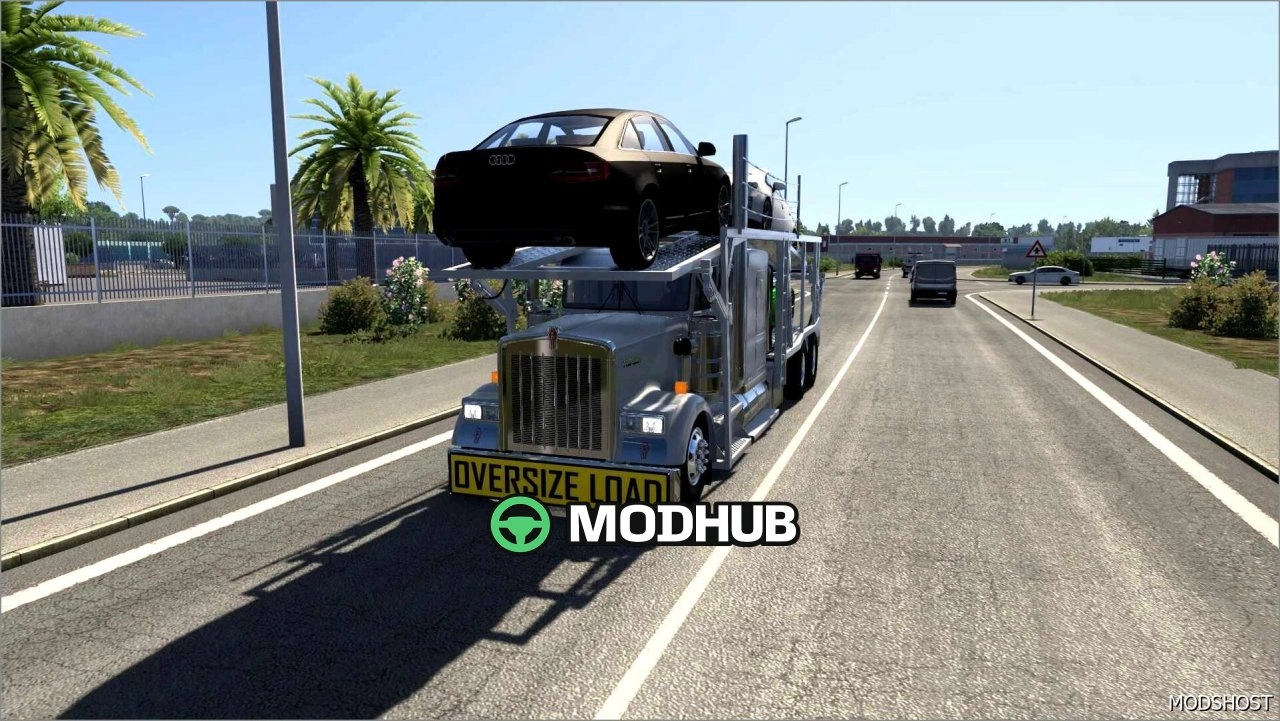 Вантажівка Kenworth W900L/B для Euro Truck Simulator 2