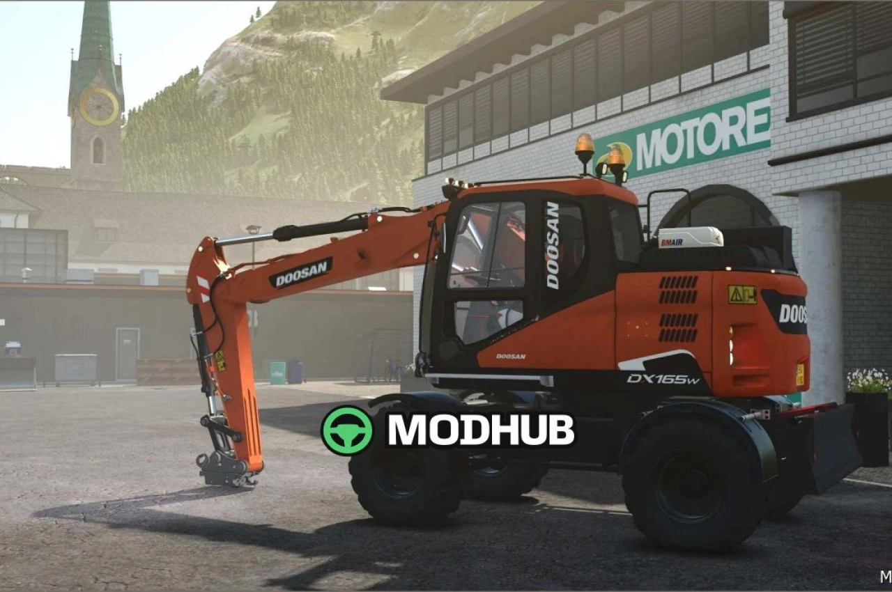 Екскаватор Doosan FS25 для Farming Simulator 25