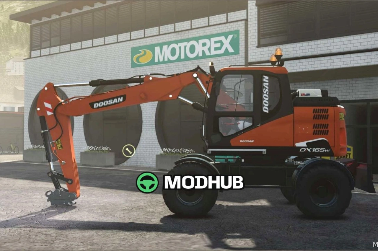 Екскаватор Doosan FS25 для Farming Simulator 25