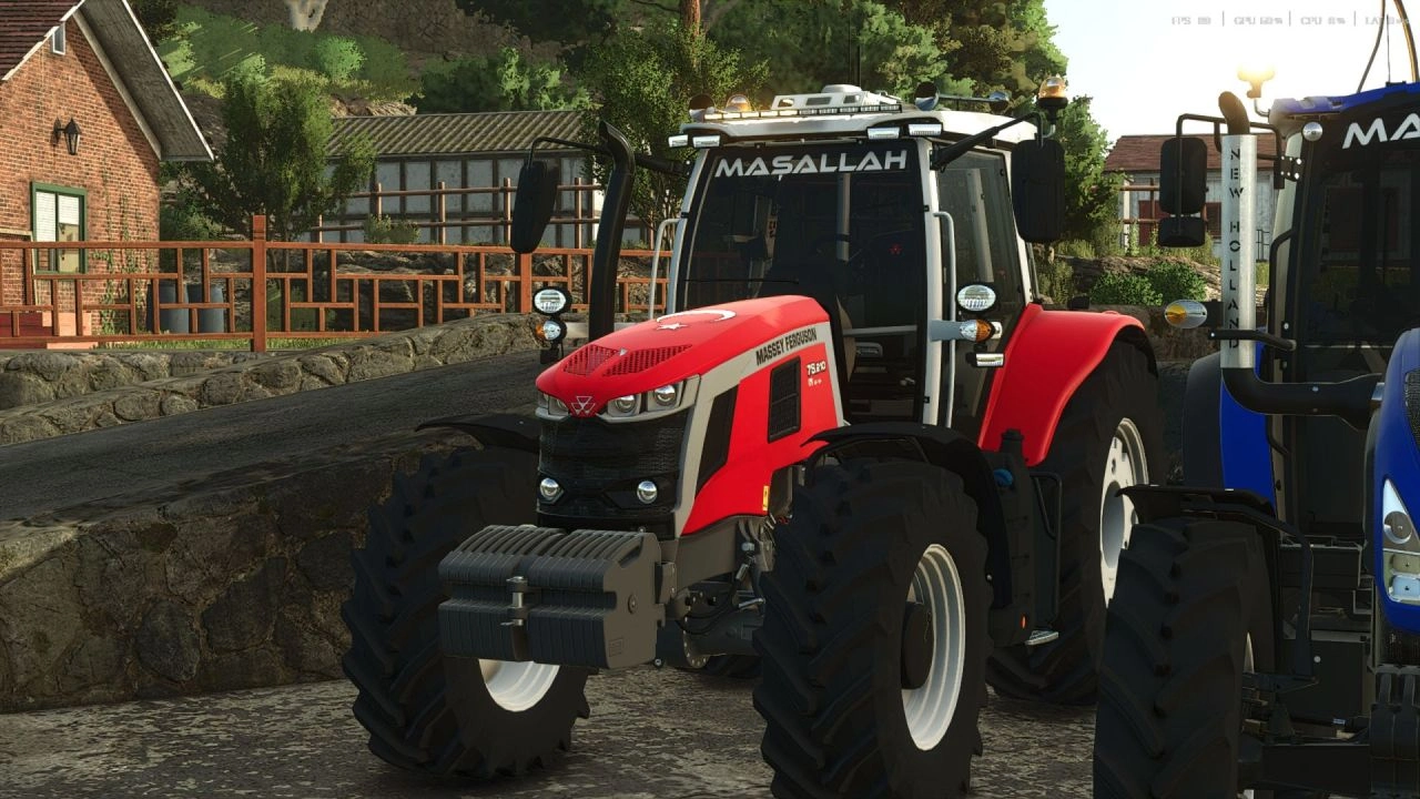 Трактор Massey Ferguson 7S Series для Farming Simulator 25