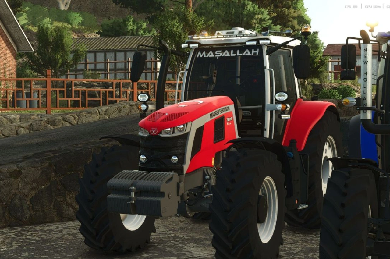 Трактор Massey Ferguson 7S Series для Farming Simulator 25