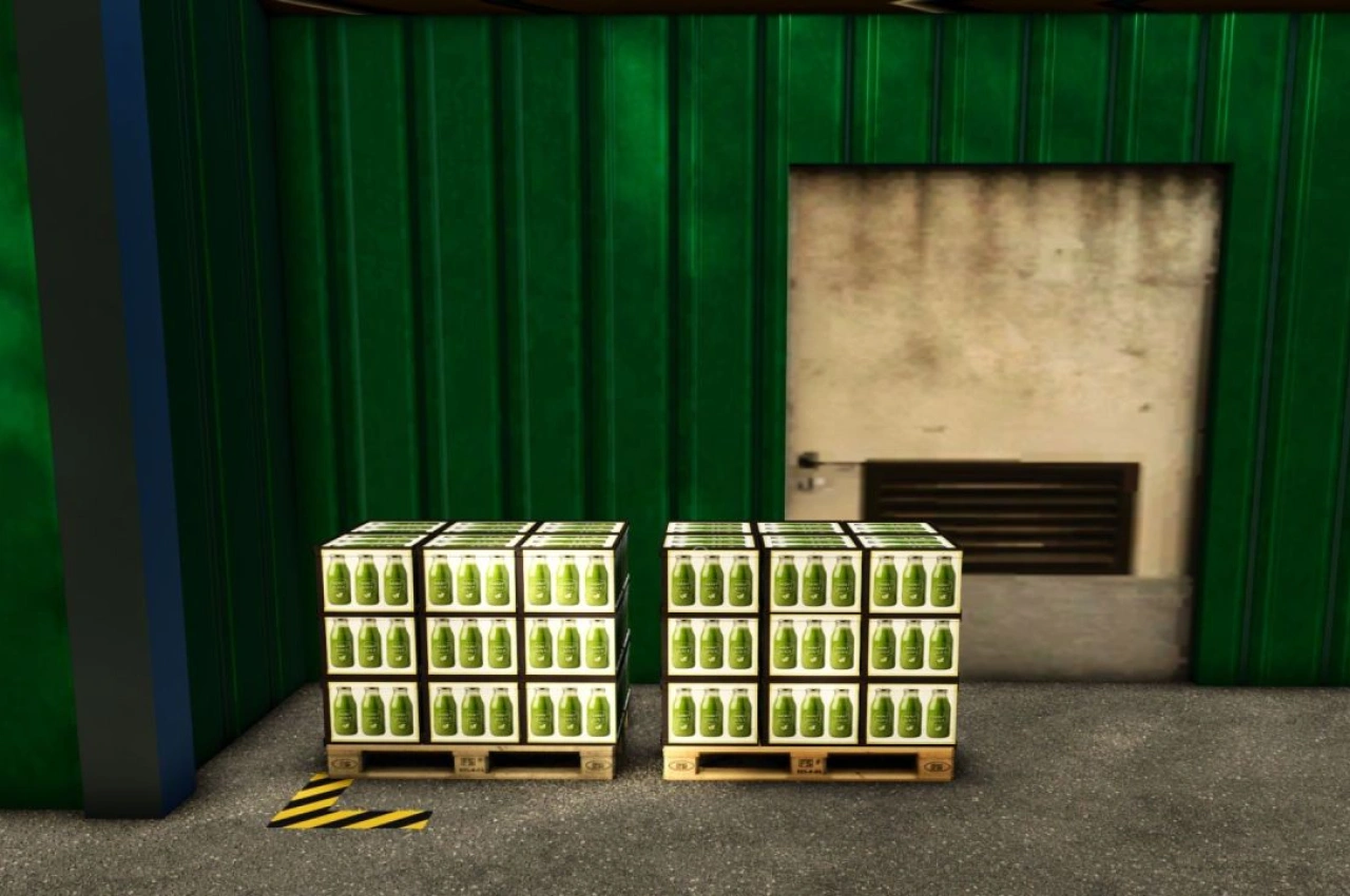 Фабрика виробництва м'ятного соку для Farming Simulator 25