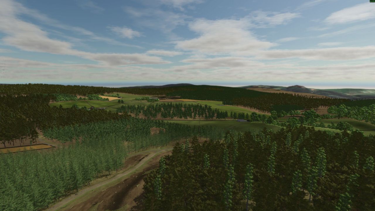 Карта Clocaenog для Farming Simulator 25