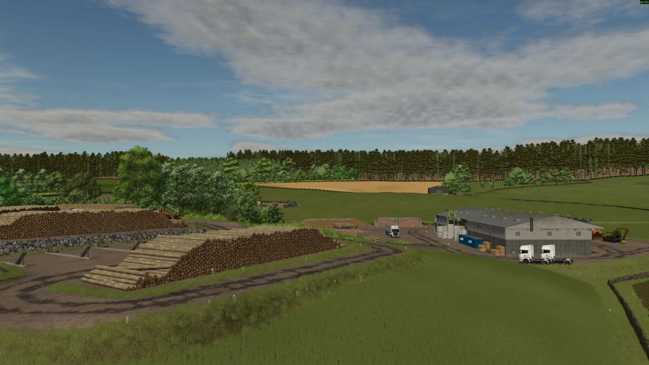 Карта Clocaenog для Farming Simulator 25