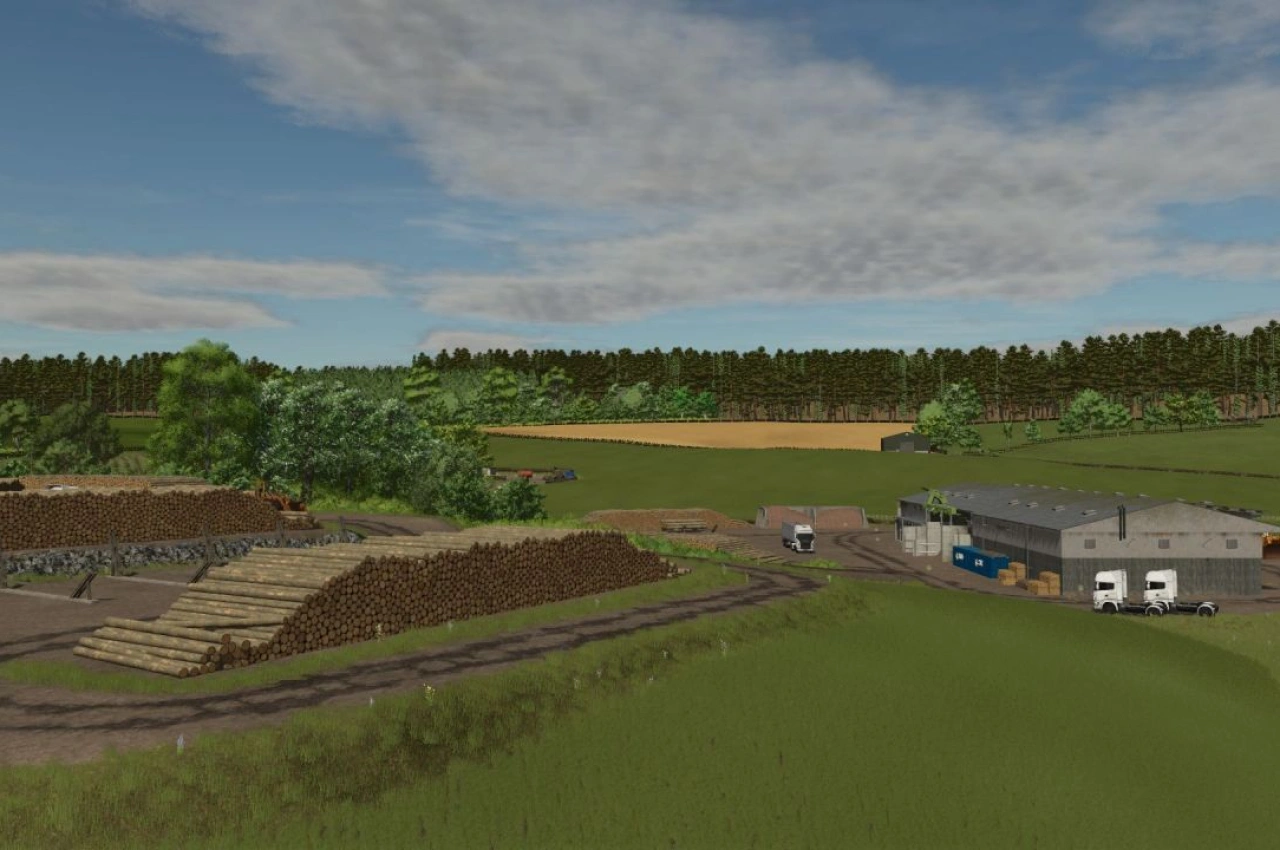 Карта Clocaenog для Farming Simulator 25