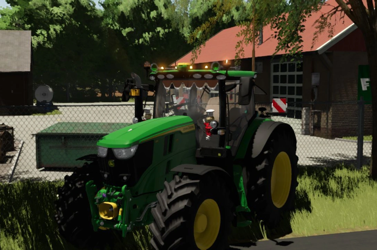 Трактор John Deere 6R 175 - 215 для Farming Simulator 25