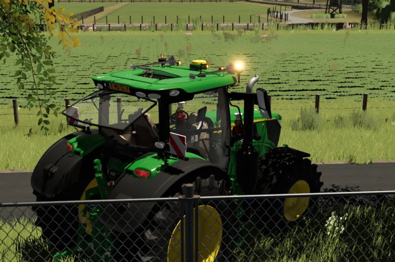 Трактор John Deere 6R 175 - 215 для Farming Simulator 25