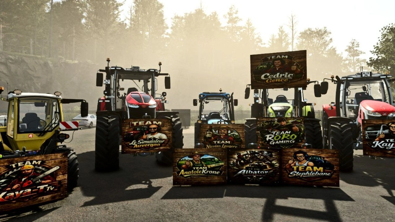 Плакати "Підтримайте свого стрімера" #3 для Farming Simulator 25