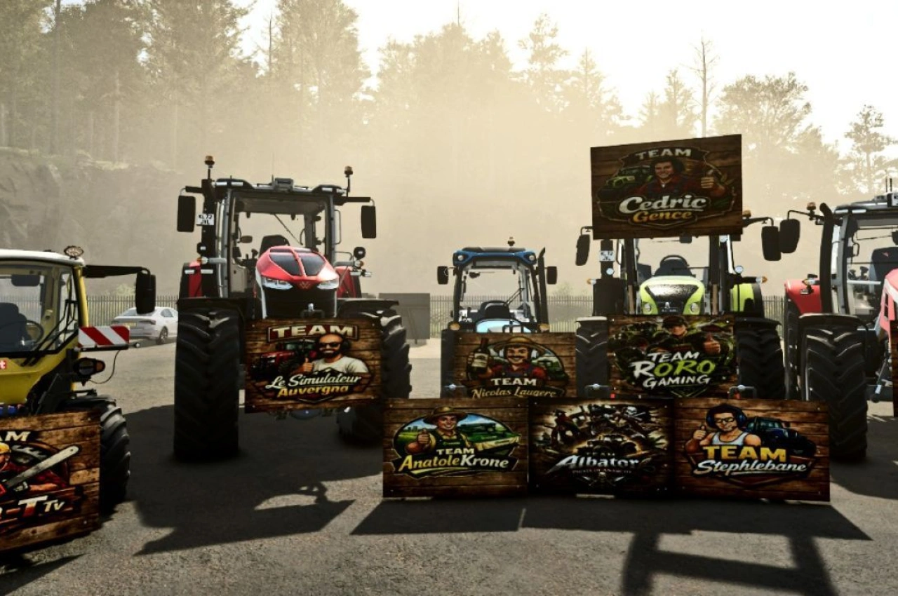 Плакати "Підтримайте свого стрімера" #3 для Farming Simulator 25