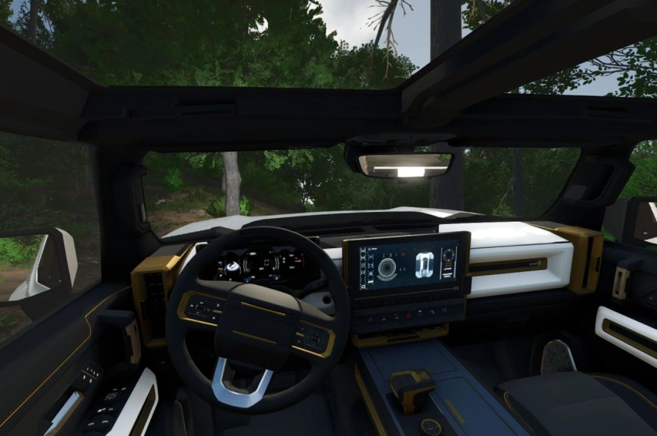 Автомобіль GMC HUMMER EV для Farming Simulator 25