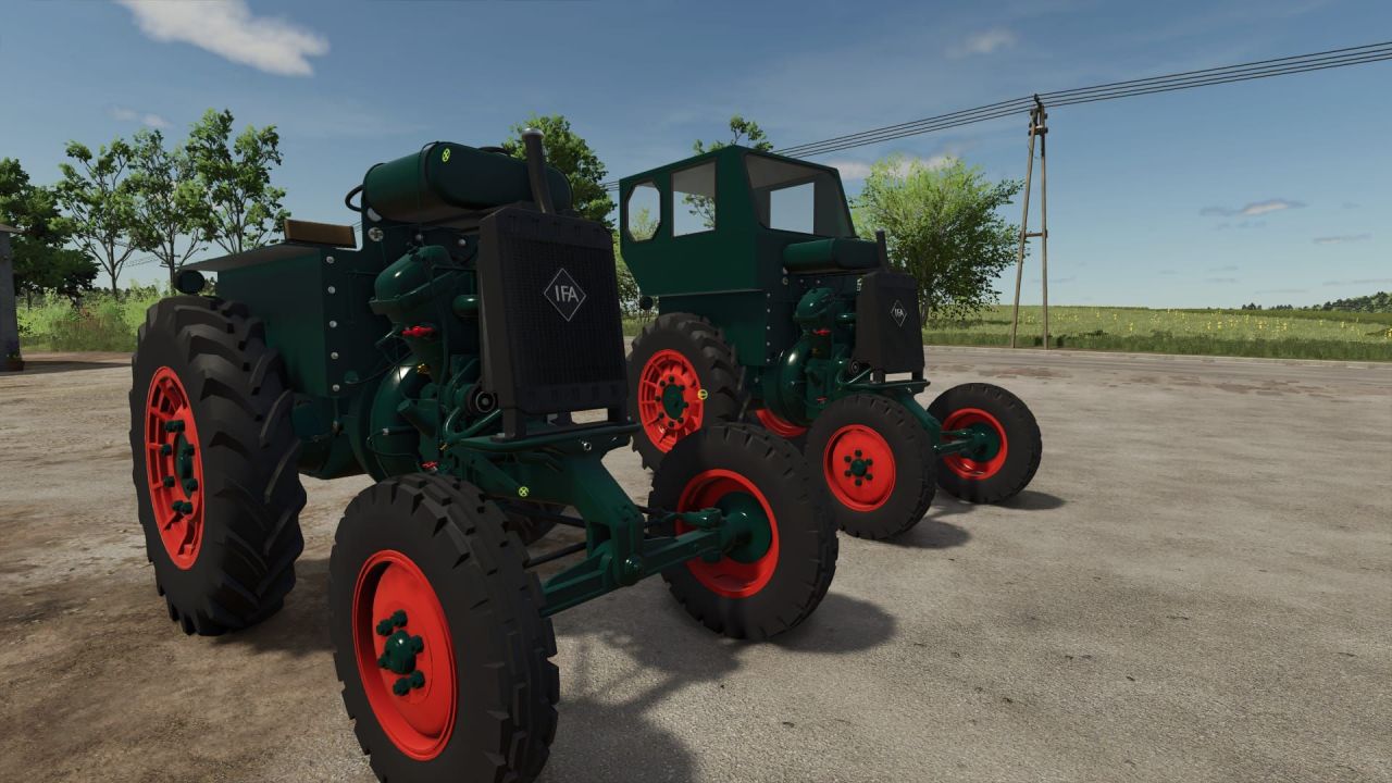 Трактор IFA RS03 Aktivist для Farming Simulator 25