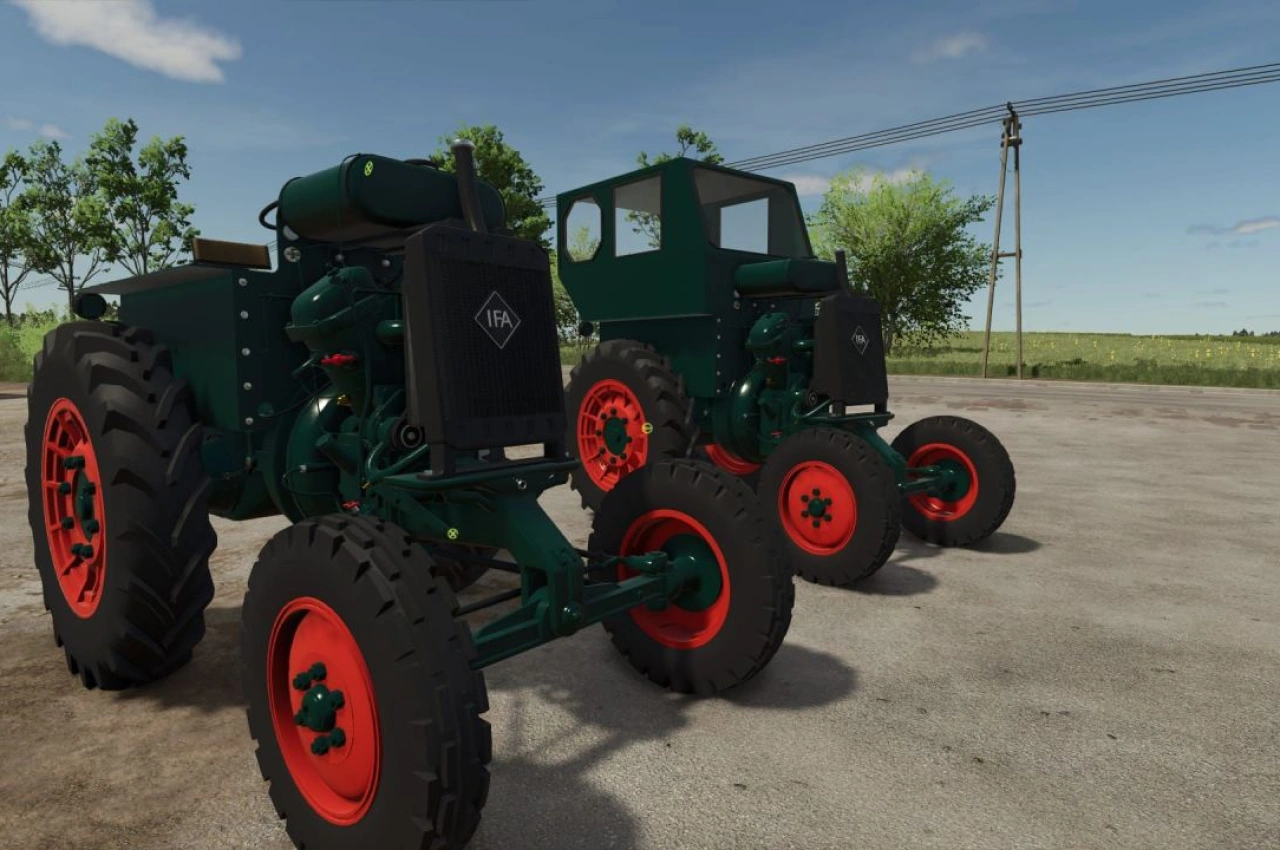 Трактор IFA RS03 Aktivist для Farming Simulator 25