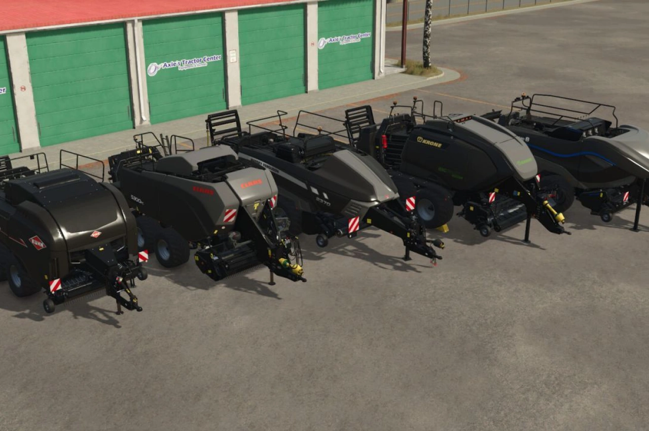 Прес-підбирачі Square Balers Plus для Farming Simulator 25