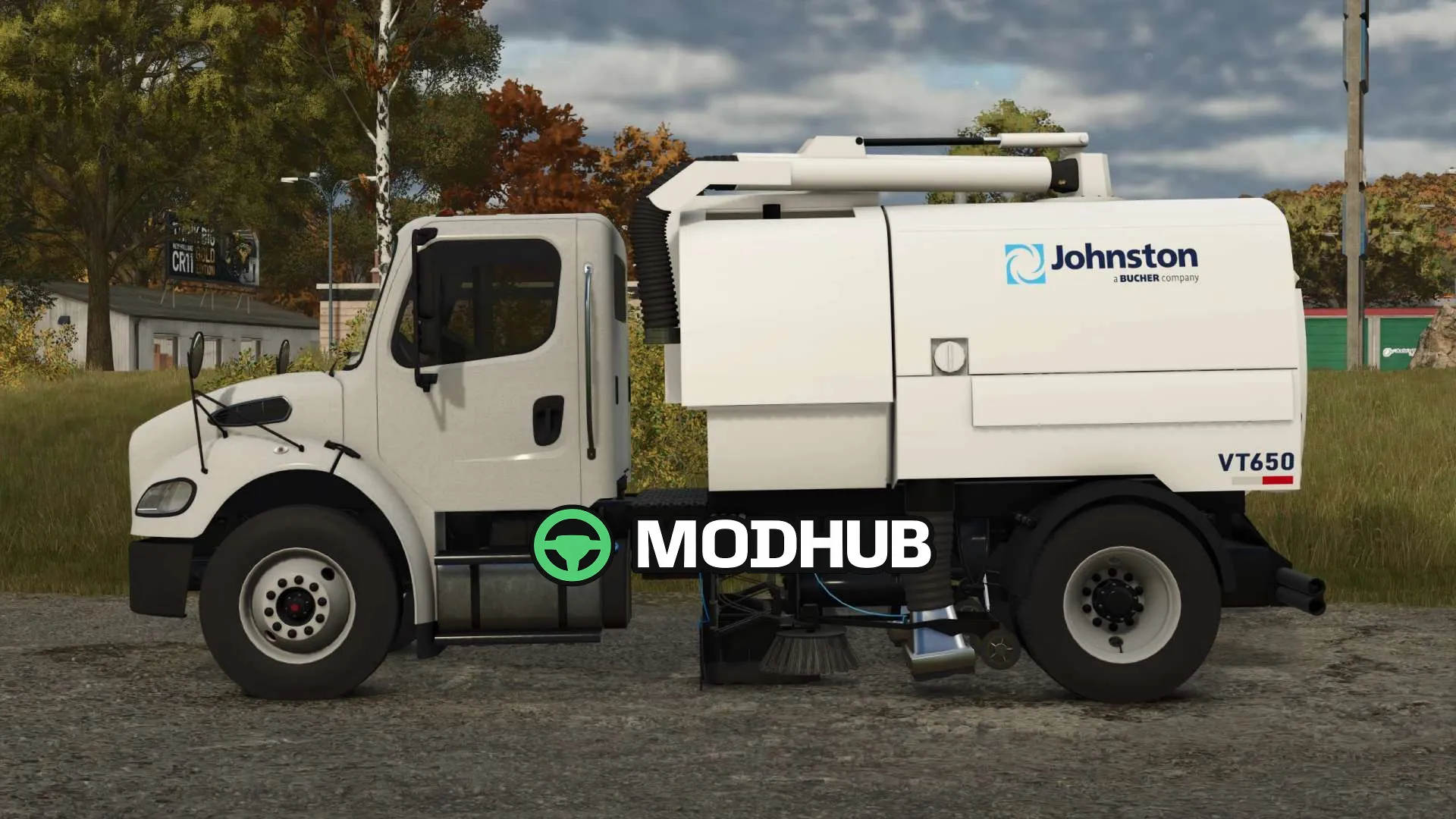 Мод на Автомобілі Freightliner M2 Sweeper для Фермер Симулятор 25