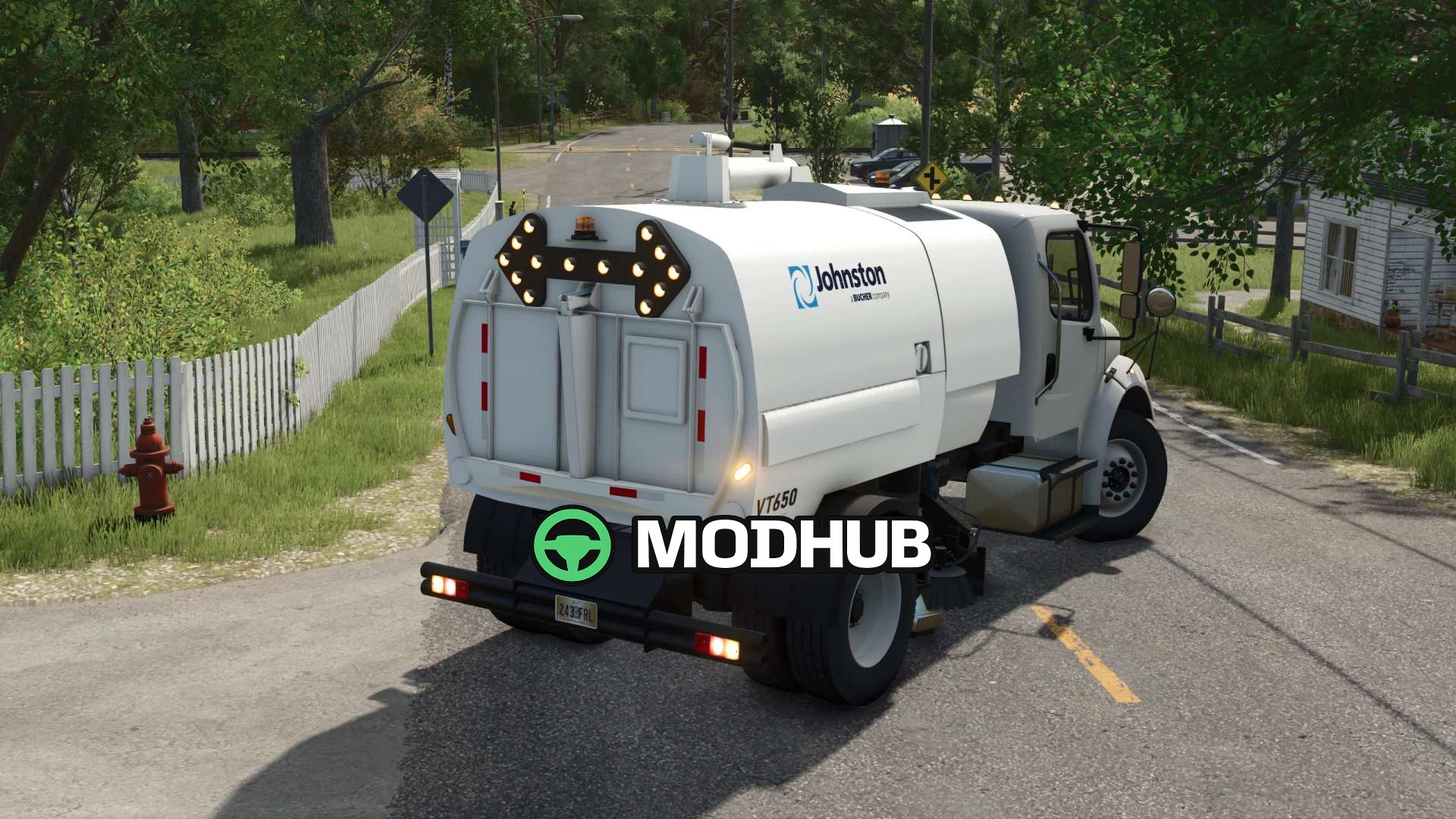 Mod na samochody Freightliner M2 Sweeper dla Farming Simulator 25 - Zrzuty ekranu