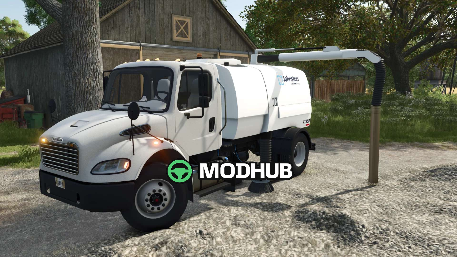Mod na samochody Freightliner M2 Sweeper dla Farming Simulator 25 - Zrzuty ekranu